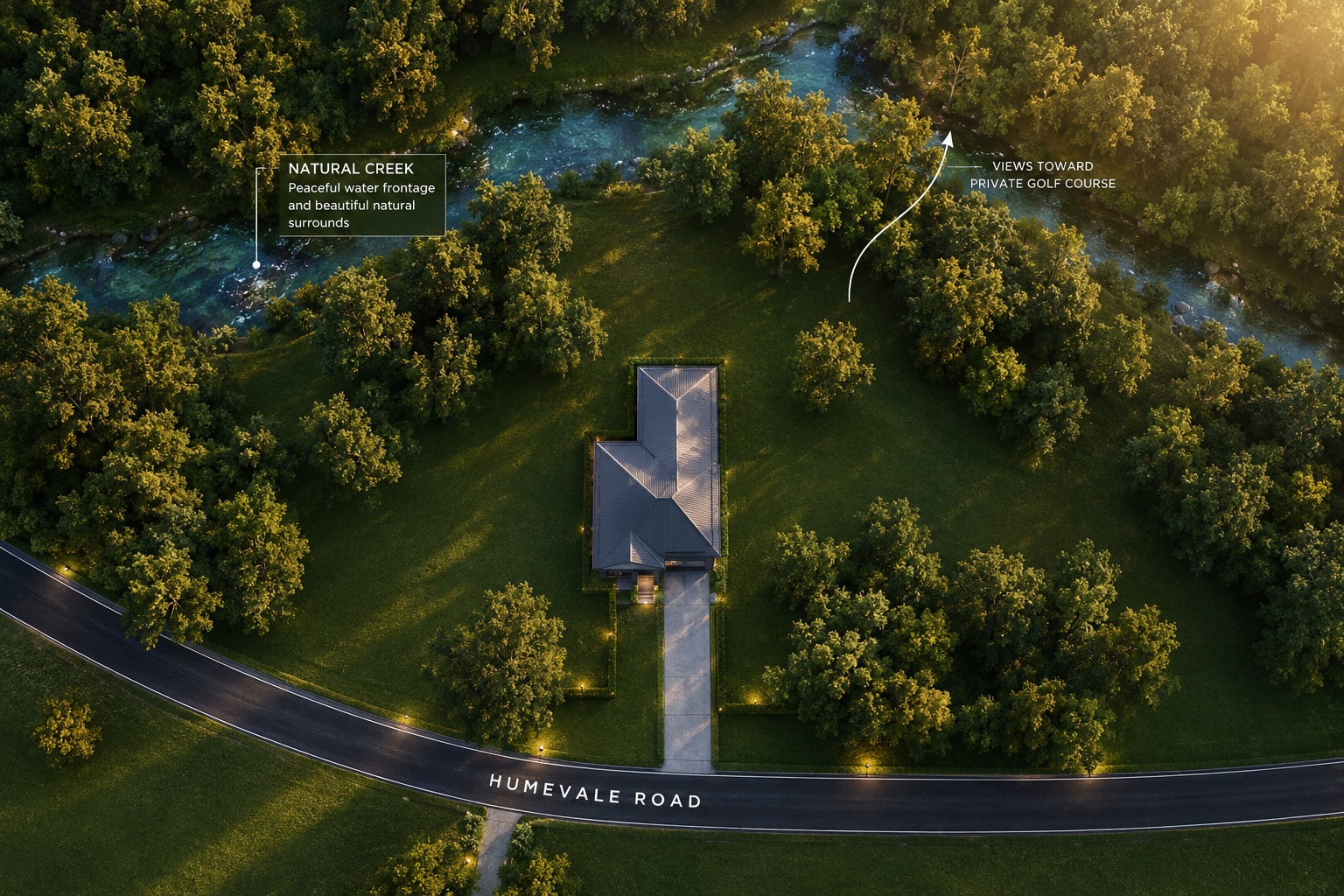 Aerial site view